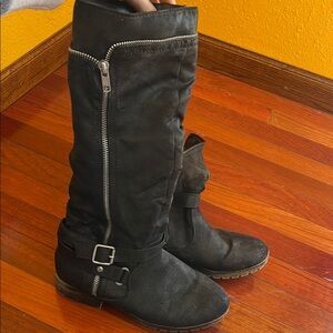 Women's Black Knee-High Boots